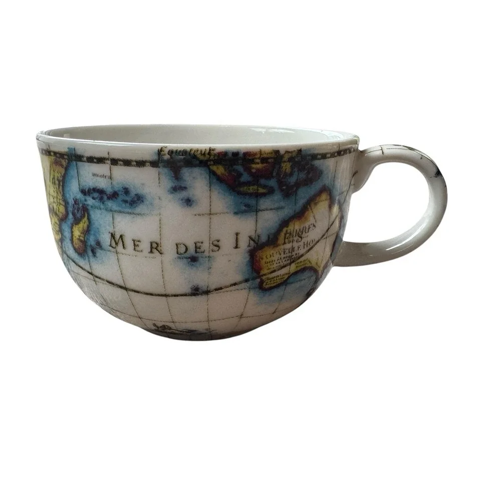Vintage Paul Cardew Terrestrial Globe Teapot Set Mint‎